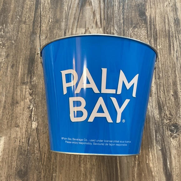 Palm Bay beer ice metal bucket 🪣 BNIP - Picture 1 of 6